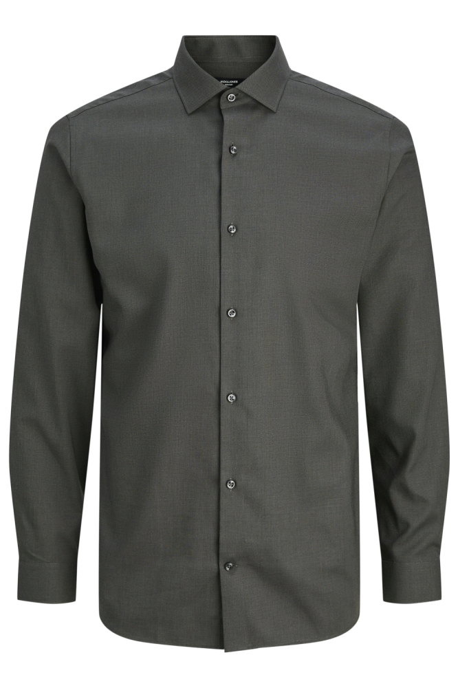 JPRBLAPARKER SHIRT L/S NOOS 12227385 DARK GREY